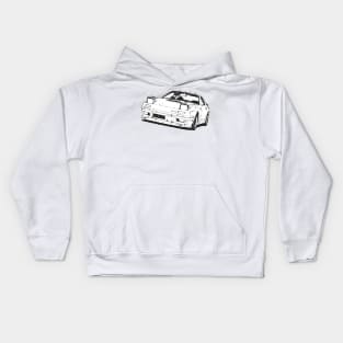 Ryosuke Takahashi's Mazda RX-7 [ Initial D ] Kids Hoodie